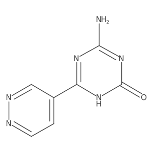 4-Amino-6-(pyridazin-4-YL)-2,5-dihydro-1,3,5-triazin-2-one Structure