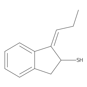 3-Propylidene-1,2-dihydroindene-2-thiol Structure
