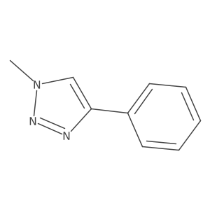 1-Methyl-4-phenyl-1H-1,2,3-triazole结构式