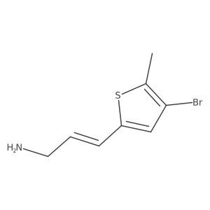 3-(4-Bromo-5-methylthiophen-2-yl)prop-2-en-1-amine结构式
