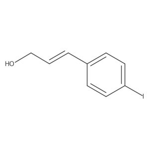 (E)-3-(4-iodophenyl)prop-2-en-1-ol结构式