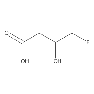 4-Fluoro-3-hydroxybutanoic acid结构式