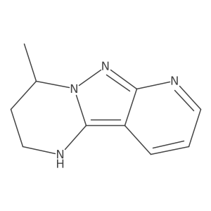 6-Methyl-3,7,8,10-tetraazatricyclo[7.4.0.0,2,7]trideca-1,8,10,12-tetraene结构式