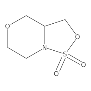 (S)-Tetrahydro-3H-[1,2,3]oxathiazolo[4,3-c][1,4]oxazine 1,1-dioxide结构式