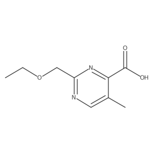 2-(Ethoxymethyl)-5-methylpyrimidine-4-carboxylic acid Structure