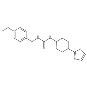 1-(4-Methoxybenzyl)-3-(1-(thiazol-2-yl)piperidin-4-yl)urea Structure