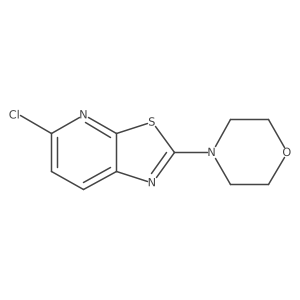 4-(5-Chlorothiazolo[5,4-B]pyridin-2-YL)morpholine结构式