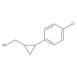 ((1S,2R)-2-(4-Chlorophenyl)cyclopropyl)methanol Structure