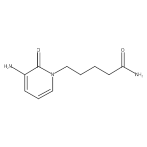 5-(3-Amino-2-oxo-1,2-dihydropyridin-1-yl)pentanamide Structure