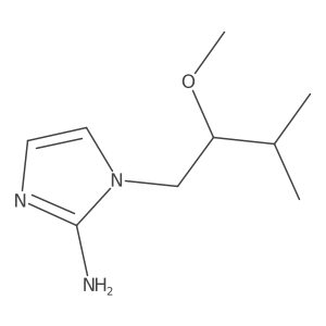1-(2-methoxy-3-methylbutyl)-1H-imidazol-2-amine Structure