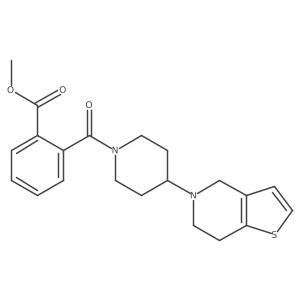 Methyl 2-(4-{4h,5h,6h,7h-thieno[3,2-c]pyridin-5-yl}piperidine-1-carbonyl)benzoate Structure