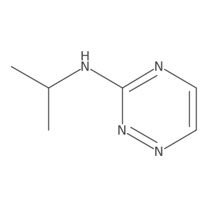 N-(propan-2-yl)-1,2,4-triazin-3-amine结构式