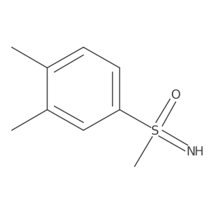 1,2-Dimethyl-4-(S-methylsulfonimidoyl)benzene Structure