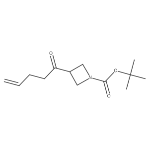 Tert-butyl 3-(pent-4-enoyl)azetidine-1-carboxylate Structure