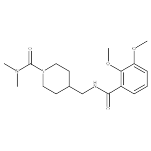 4-((2,3-dimethoxybenzamido)methyl)-N,N-dimethylpiperidine-1-carboxamide Structure