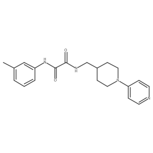 N1-((1-(pyridin-4-yl)piperidin-4-yl)methyl)-N2-(m-tolyl)oxalamide Structure
