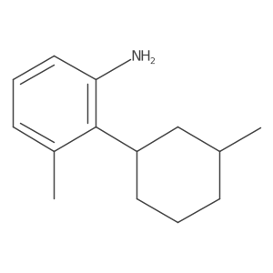 3-Methyl-2-(3-methylcyclohexyl)aniline结构式