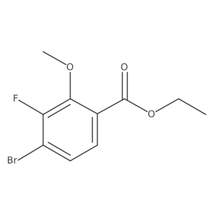 CCOC(=O)c1ccc(Br)c(F)c1OC结构式