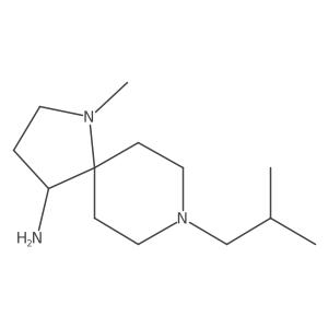 1-Methyl-8-(2-methylpropyl)-1,8-diazaspiro[4.5]decan-4-amine Structure