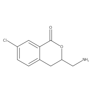 3-(aminomethyl)-7-chloro-3,4-dihydro-1H-2-benzopyran-1-one Structure