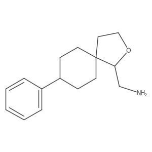 {8-Phenyl-2-oxaspiro[4.5]decan-1-yl}methanamine结构式