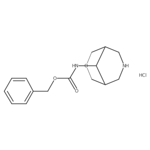 Benzyl 3-oxa-7-azabicyclo[3.3.1]nonan-9-ylcarbamate hcl结构式