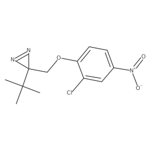 3-tert-butyl-3-[(2-chloro-4-nitrophenoxy)methyl]-3H-diazirine Structure
