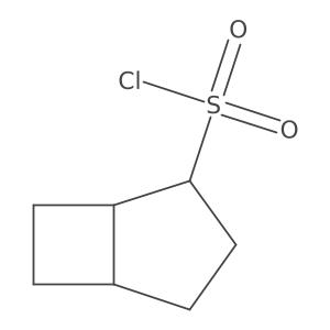 rac-(1R,5R)-bicyclo[3.2.0]heptane-2-sulfonyl chloride结构式