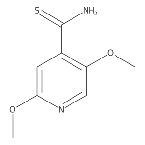 2,5-Dimethoxypyridine-4-carbothioamide结构式