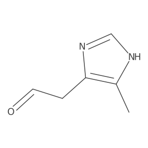 2-(4-methyl-1H-imidazol-5-yl)acetaldehyde结构式
