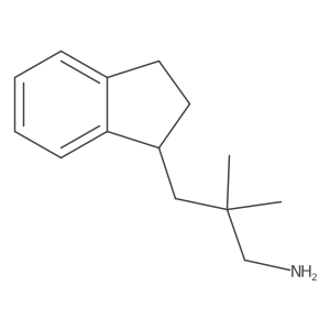 3-(2,3-dihydro-1H-inden-1-yl)-2,2-dimethylpropan-1-amine Structure