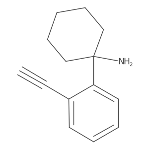 1-(2-Ethynylphenyl)cyclohexan-1-amine结构式