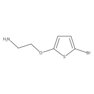 2-[(5-Bromothiophen-2-yl)oxy]ethan-1-amine Structure