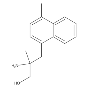 2-Amino-2-methyl-3-(4-methylnaphthalen-1-yl)propan-1-ol Structure