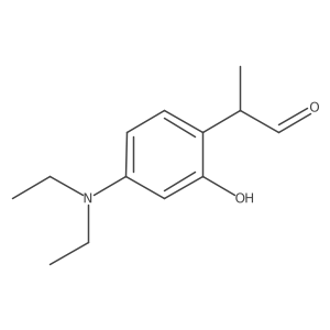 2-[4-(Diethylamino)-2-hydroxyphenyl]propanal结构式