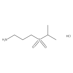 3-(Isopropylsulfonyl)propan-1-amine hydrochloride Structure
