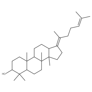 (17Z)-protosta-17(20),24-dien-3beta-ol结构式