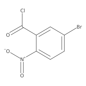 5-Bromo-2-nitrobenzoyl chloride结构式