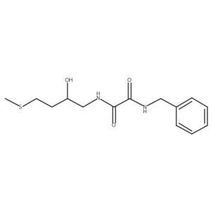 N-Benzyl-N'-(2-hydroxy-4-methylsulfanylbutyl)oxamide Structure
