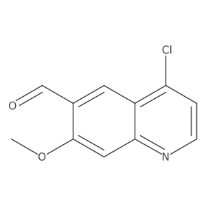 4-Chloro-7-methoxyquinoline-6-carbaldehyde Structure