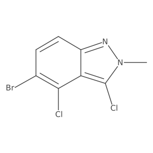 5-Bromo-3,4-dichloro-2-methyl-2H-indazole Structure