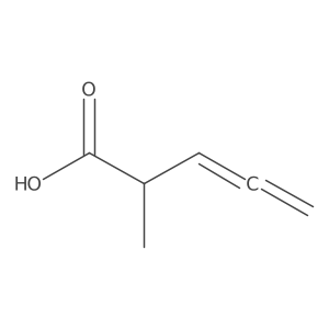 2-Methylpenta-3,4-dienoic acid Structure