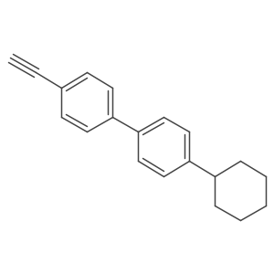 4-Cyclohexyl-4'-ethynyl-1,1'-biphenyl结构式