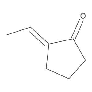(2E)-2-ethylidenecyclopentanone Structure