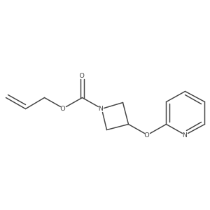 Prop-2-en-1-yl 3-(pyridin-2-yloxy)azetidine-1-carboxylate Structure