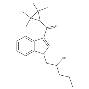 (1-(2-hydroxypentyl)-1H-indol-3-yl)(2,2,3,3-tetramethylcyclopropyl)methanone Structure