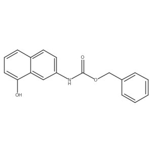 benzyl N-(8-hydroxynaphthalen-2-yl)carbamate结构式