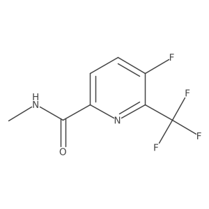 5-Fluoro-N-methyl-6-(trifluoromethyl)picolinamide Structure