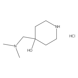 4-[(Dimethylamino)methyl]piperidin-4-ol;hydrochloride Structure