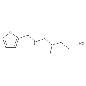 [(Furan-2-yl)methyl](2-methylbutyl)amine hydrochloride结构式